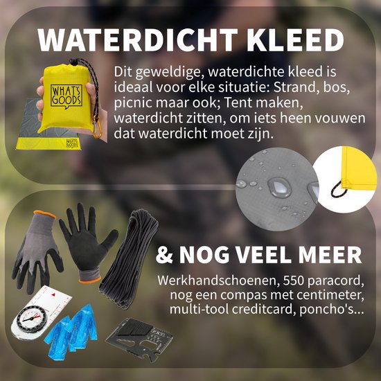 Survival mes met lamp en fire starter | Firesteel | Vuur & warmte