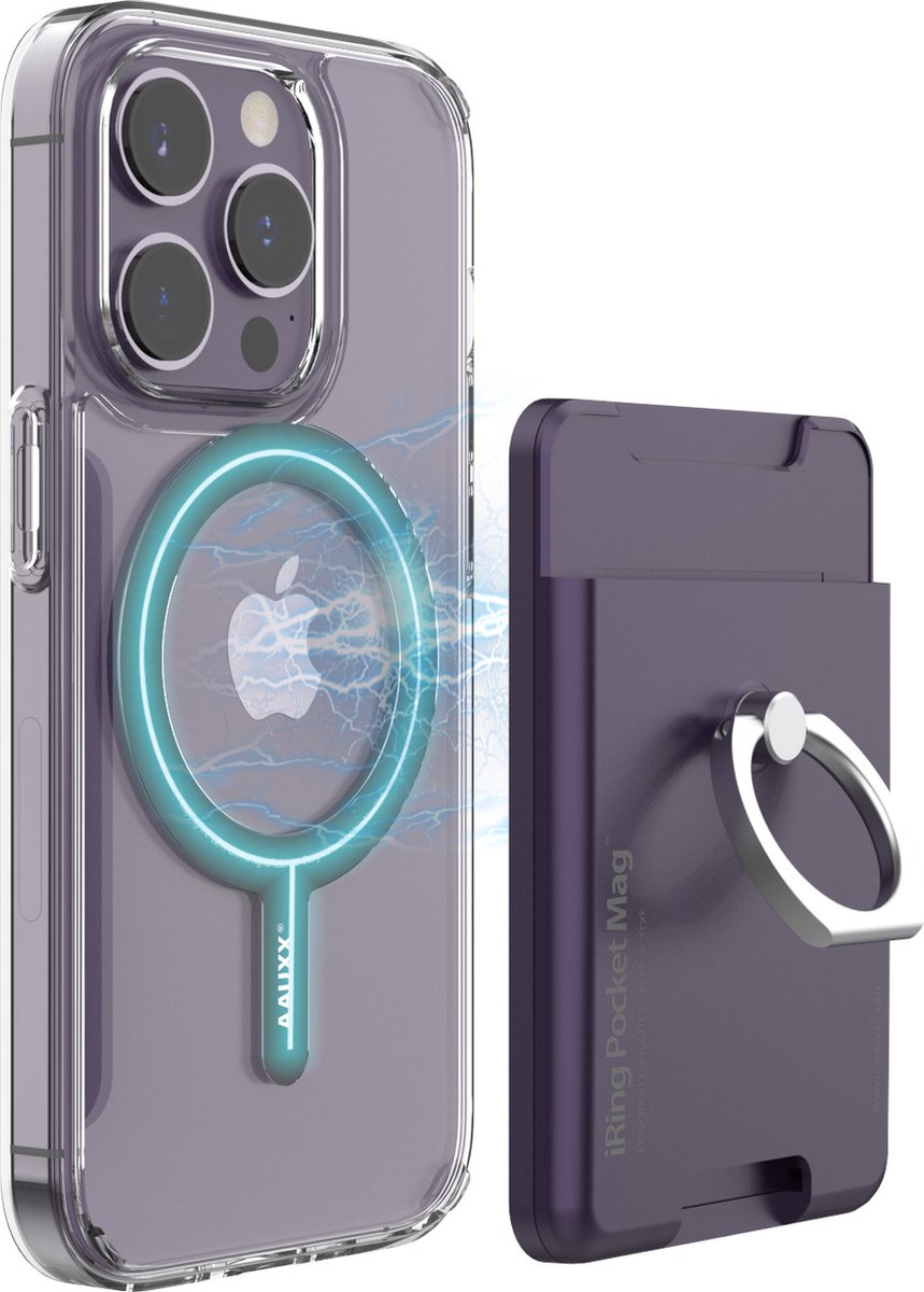 ZwaitL Porte-Carte de téléphone, Portefeuille antidérapant en Silicone