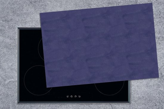 KitchenYeah® Inductie beschermer 76x51.5 cm - Inductie beschermer - Leer - Structuur - Dierenhuid - Kookplaataccessoires - Afdekplaat voor kookplaat - Inductiebeschermer - Inductiemat - Inductieplaat mat