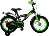 Vélo pour enfants Volare Thombike - Garçons - 14 pouces - Zwart Vert