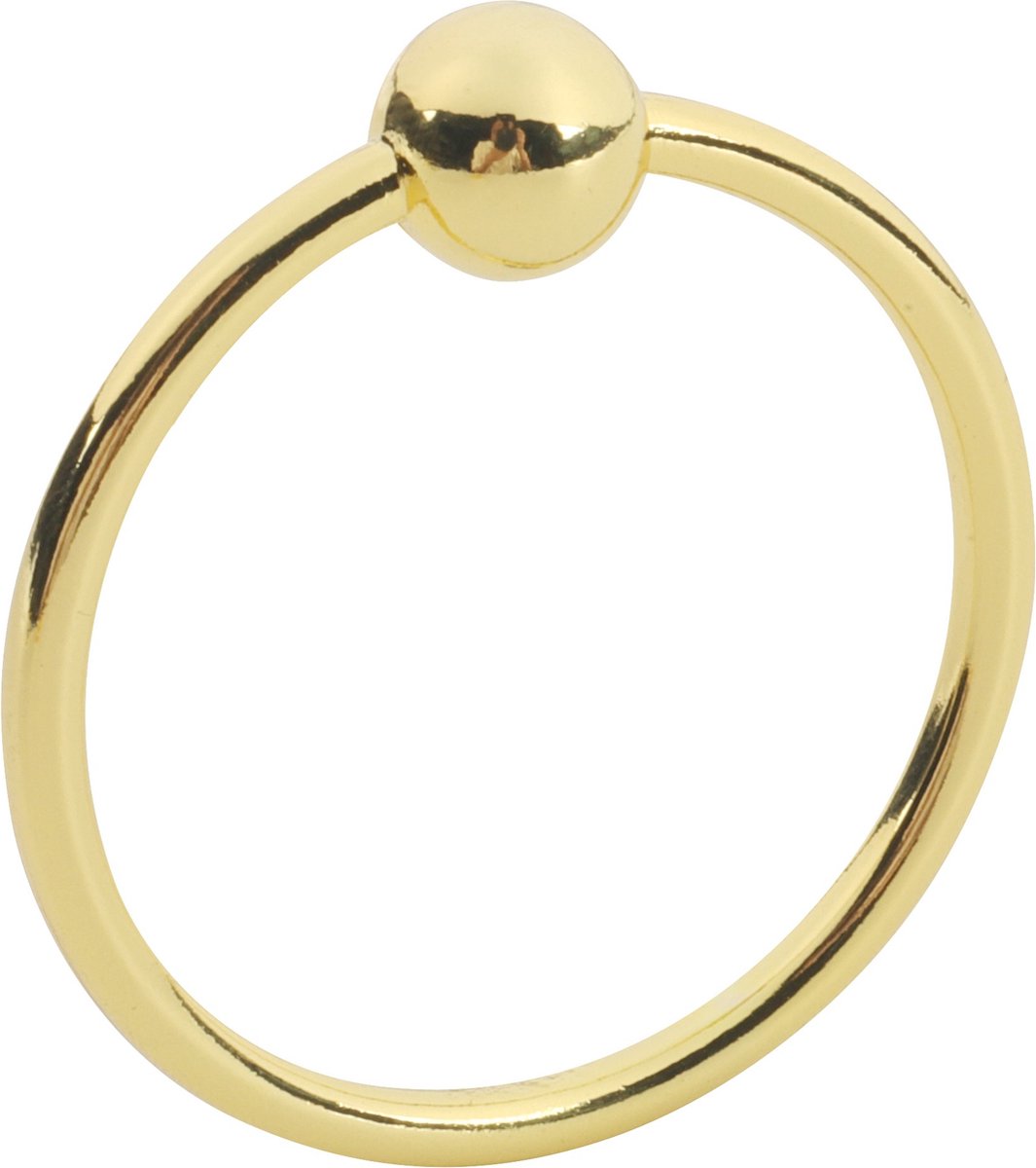 Goedkoopste Banoch | Glansring Veronica Ø 35 mm | goudkleurige metalen eikelring | cockring