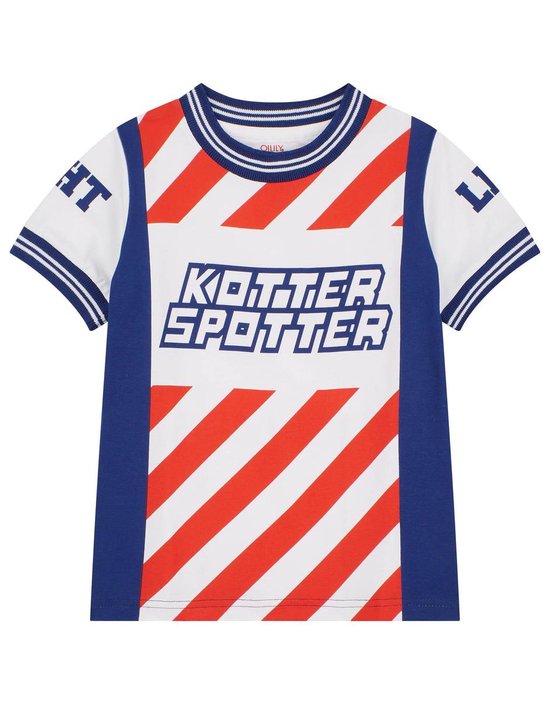 Trotter T-shirt 58 red white blue with Kotterspotter Blue: 98/3yr