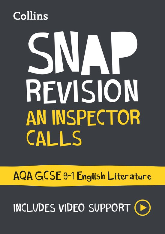 Collins GCSE Grade 9-1 SNAP Revision-An Inspector Calls: AQA ... - cover