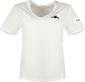 REPLAY W3595B.000.23188P Korte Mouwen V-Hals T-Shirt Dames - White - S