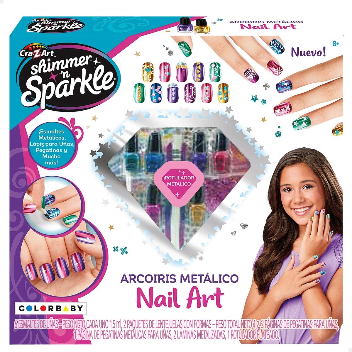 Manicure Set Shimmer 'n Sparkle Nails Children's