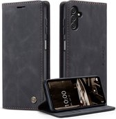 CASEME hoesje geschikt voor Samsung Galaxy A14 4G/5G - Wallet Case - Zwart