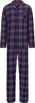 Pastunette for Men - Pyjama set Jim - Blauw Geruit - Flanel - Katoen - Maat S