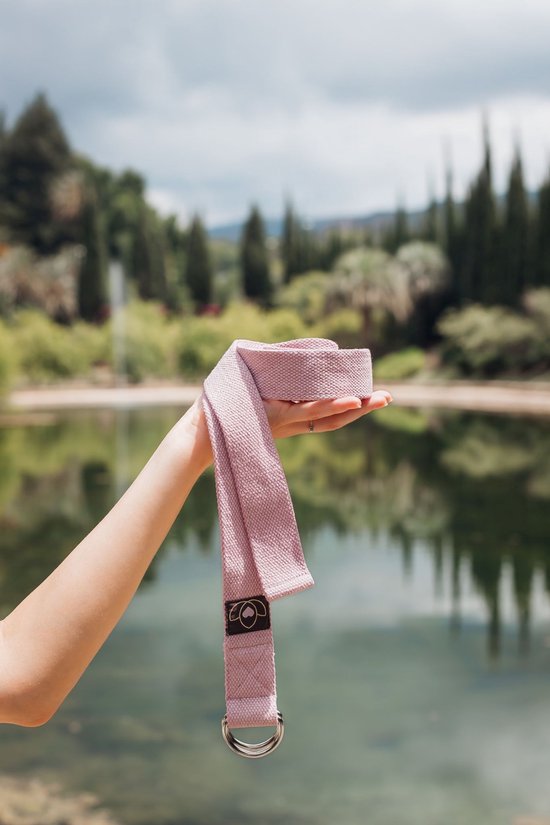 Yoga riem / strap extra lang oudroze - Lotus van Lotus — afbeelding 4