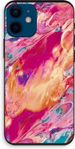 Case Company® - Coque pour iPhone 12 Mini - Pastel Echoes - Protection de téléphone biodégradable - Tous les côtés et protection des bords de l'écran