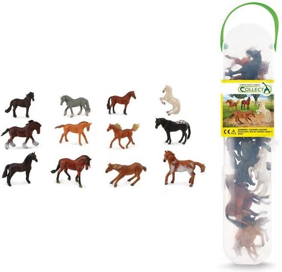 Kijker Uitwisseling Ik zie je morgen Collecta Mini Paarden 12 Stuks | bol.com