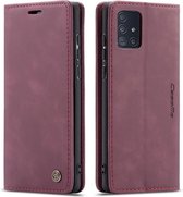 Samsung Galaxy A71 Hoesje - CaseMe Book Case - Bordeaux