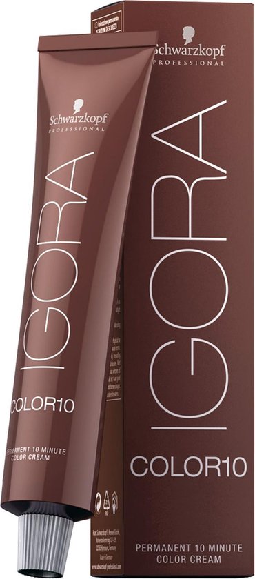 Schwarzkopf Professional IGORA COLOR10 permanente haarkleurcrème in bruine tint.