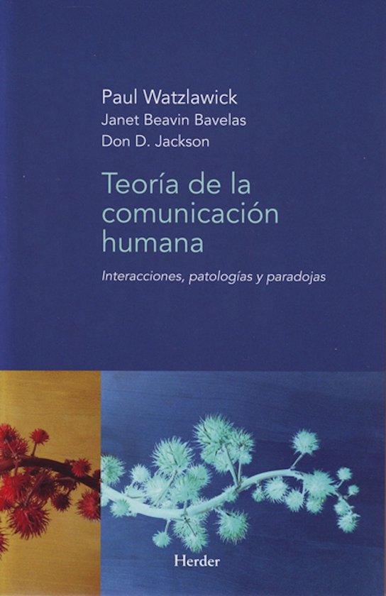 Teoría de la comunicación humana - cover