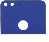 Glass Back Cover (Upper Part) voor Google Pixel / Nexus S1 (blauw)