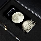 Moon Painted Pattern Soft TPU Case voor Galaxy S10 +