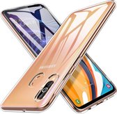Soft Backcover Hoesje Geschikt voor: Samsung Galaxy A60 - Silicone - Transparant
