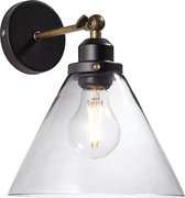 Brilliant RONALD - Wandlamp - Messing;Zwart