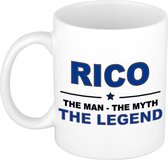 Rico The man, The myth the legend cadeau koffie mok / thee beker 300 ml