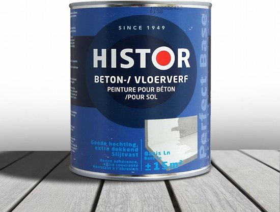 Histor Perfect Betonverf 1 liter wit | bol.com