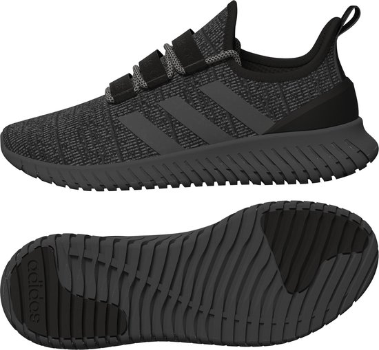 adidas kaptir- zwarte heren schoen zwart/grijs - maat 40 2/3 | bol.com