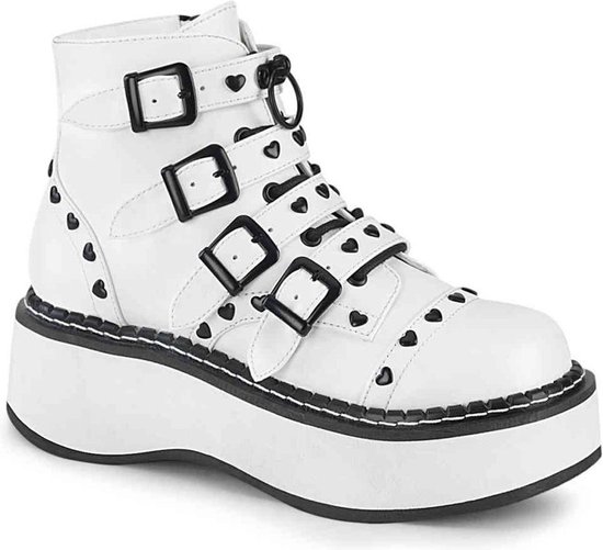 Demonia Platform Bottes femmes -39 Chaussures- EMILY-315 US 9 Wit
