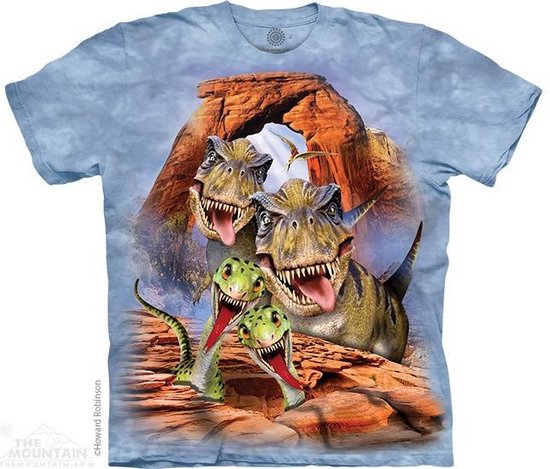 The Mountain KIDS T-shirt Dino Selfie Unisex T-shirt XL (152)