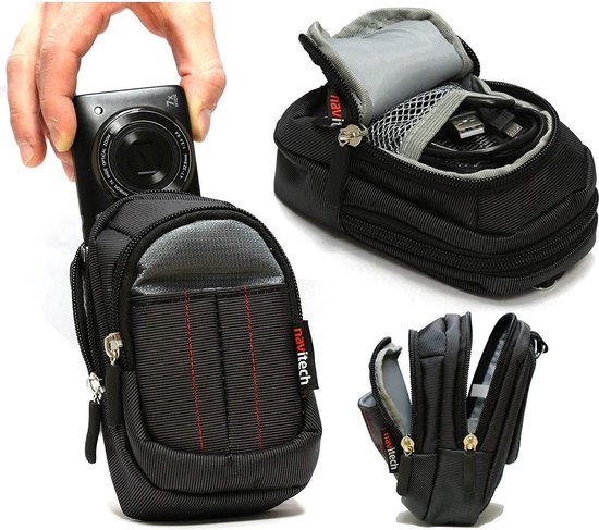 Navitech zwarte digitale camerahoes compatibel met de KODAK PIXPRO FZ102  Compact camera | bol.com