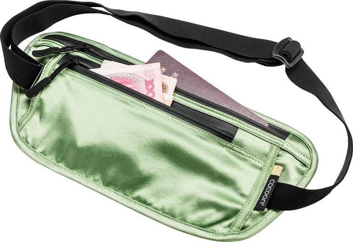 Cocoon Secret Waist Wallet Silk - Groen