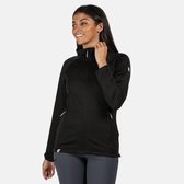 Regatta - Women's Helio Full Zip Hooded Stretch Midlayer - Outdoorshirt - Vrouwen - Maat 38 - Zwart