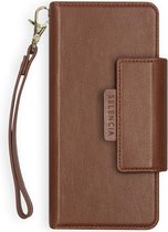 Selencia Surya 2-in-1 Uitneembare Vegan Lederen Bookcase Samsung Galaxy A71 - Bruin