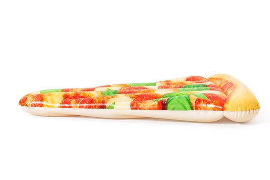 Bestway luchtbed pizza - model 44038 - koppelbaar - met drankjeshouder - Summer Flavors Collection - Bestway