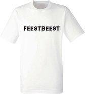 Feestbeest heren t-shirt | festival | carnaval | cadeau | maat XXXL