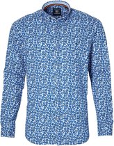 Lerros Overhemd - Modern Fit - Blauw - 5XL Grote Maten