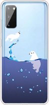 Samsung Galaxy A41 TPU Hoesje met IJsbeer Print