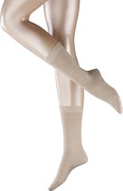 FALKE Softmerino warme ademende Merino Wol Katoen Dames Sokken beige - Maat 35-36