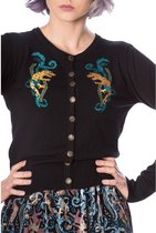 Banned Cardigan -M- LIBERTY DRAGONS Zwart