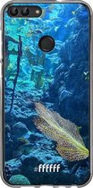 Huawei P Smart (2018) Hoesje Transparant TPU Case - Coral Reef #ffffff
