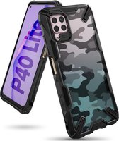 Ringke Fusion Huawei P40 Lite Hoesje Camo Zwart