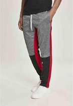 Urban Classics Heren joggingbroek -M- Color Block Marled Zwart