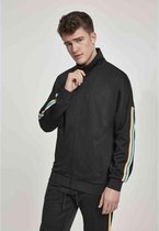 Urban Classics Trainings jacket -M- Sleeve Taped Zwart