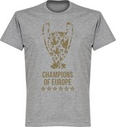 Liverpool Champions League 2019 Trophy T-Shirt - Grijs - 4XL