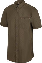Regatta - Men's Dalziel Short Sleeved Shirt - Outdoorshirt - Mannen - Maat L - Groen