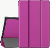 Tablet hoes geschikt voor Lenovo Tab M10 Plus (2de generatie) - Tri-Fold Book Case - 10.3 inch (TB-X606) - Paars