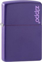 Aansteker Zippo Purple Matte with Logo