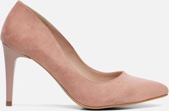 Giulia G8 Pump Suèdelook Roze - CityShoes.nl by Brossois