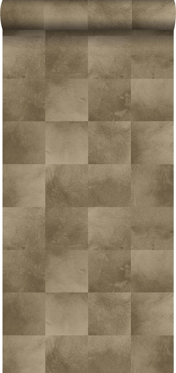 ESTAhome behangpapier dierenhuid donker beige - 139182