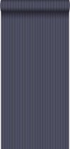 ESTAhome behang strepen marine blauw - 136445 - 53 cm x 10,05 m