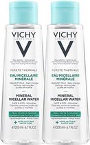 Vichy Pureté Thermale Micellair Water - 2 x 200 ml - Vette huid
