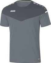 Jako Champ 2.0 T-Shirt Steen Grijs-Licht Antraciet Maat XL