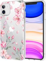 iMoshion Design voor de iPhone 11 hoesje - Bloem - Roze